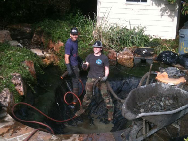 Backyard Ponds, LLC - Pond Cleaning